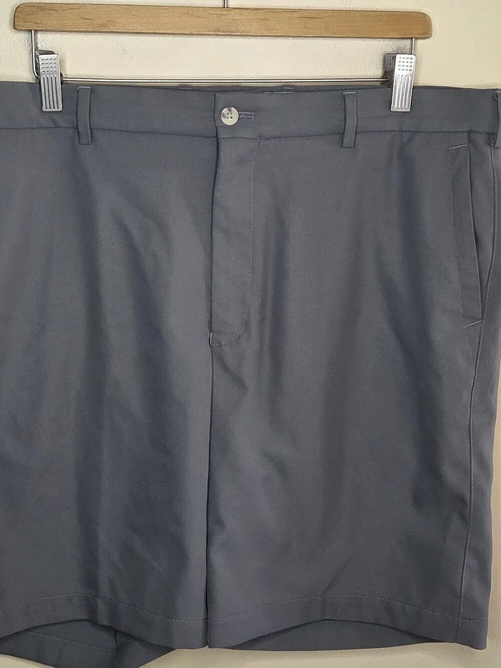 Peter Millar Salem Performance Gray Chino Golf Shorts 9